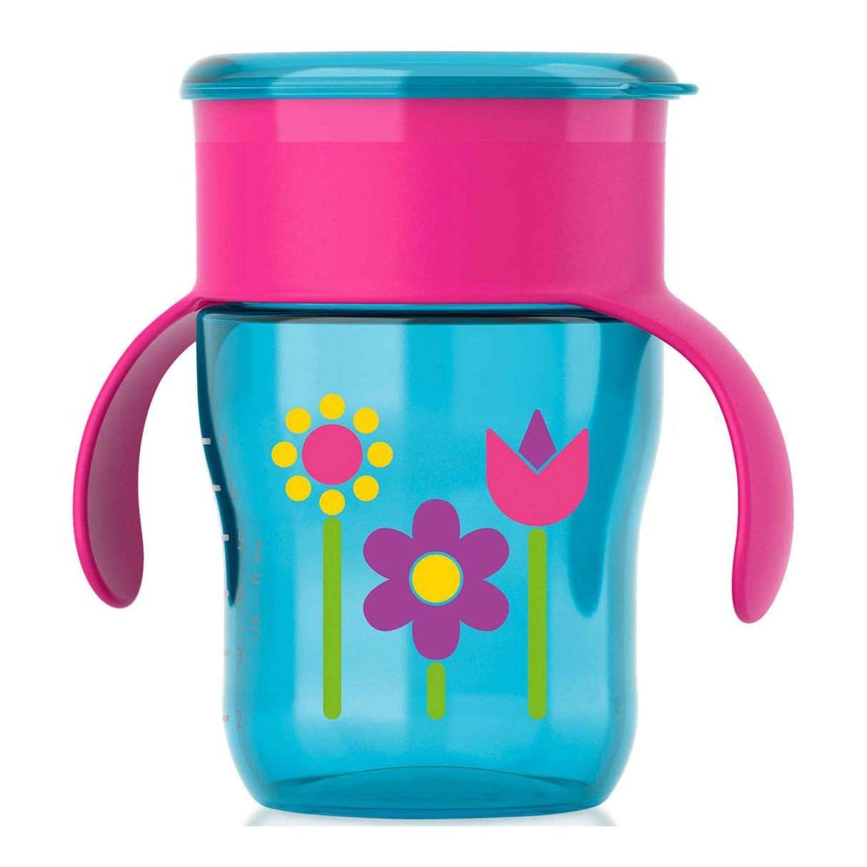 Avent Κύπελο Εκμάθησης με Λαβές 9m+ Μηνών 260ml SCF782/20 – ροζ
