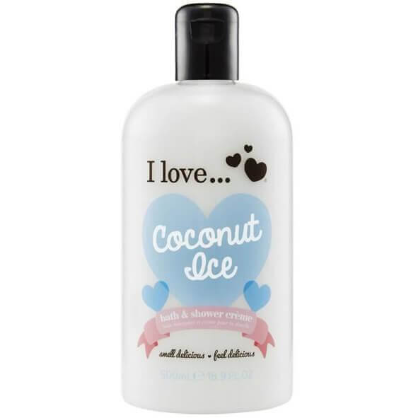 I love… Bath & Shower Creme Ενυδατικό Αφρόλουτρο 500ml – Coconut Ice