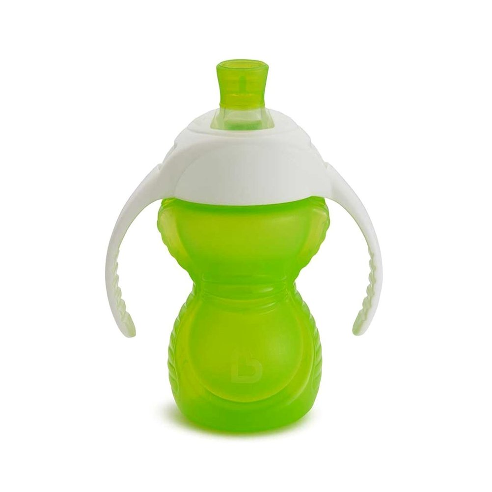 Munchkin Click Lock Chew Proof Trainer Cup 6M+ Εκπαιδευτικό Ποτηράκι με Μαλακό Στόμιο Χωρίς Διαρροές 237ml – λαχανί