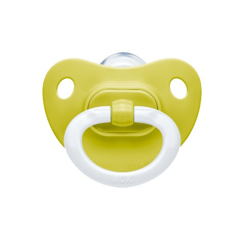 Nuk Classic Fashion Πιπίλα Σιλικόνης 1 Τεμάχιο – 0-6 Μηνών Πράσινη