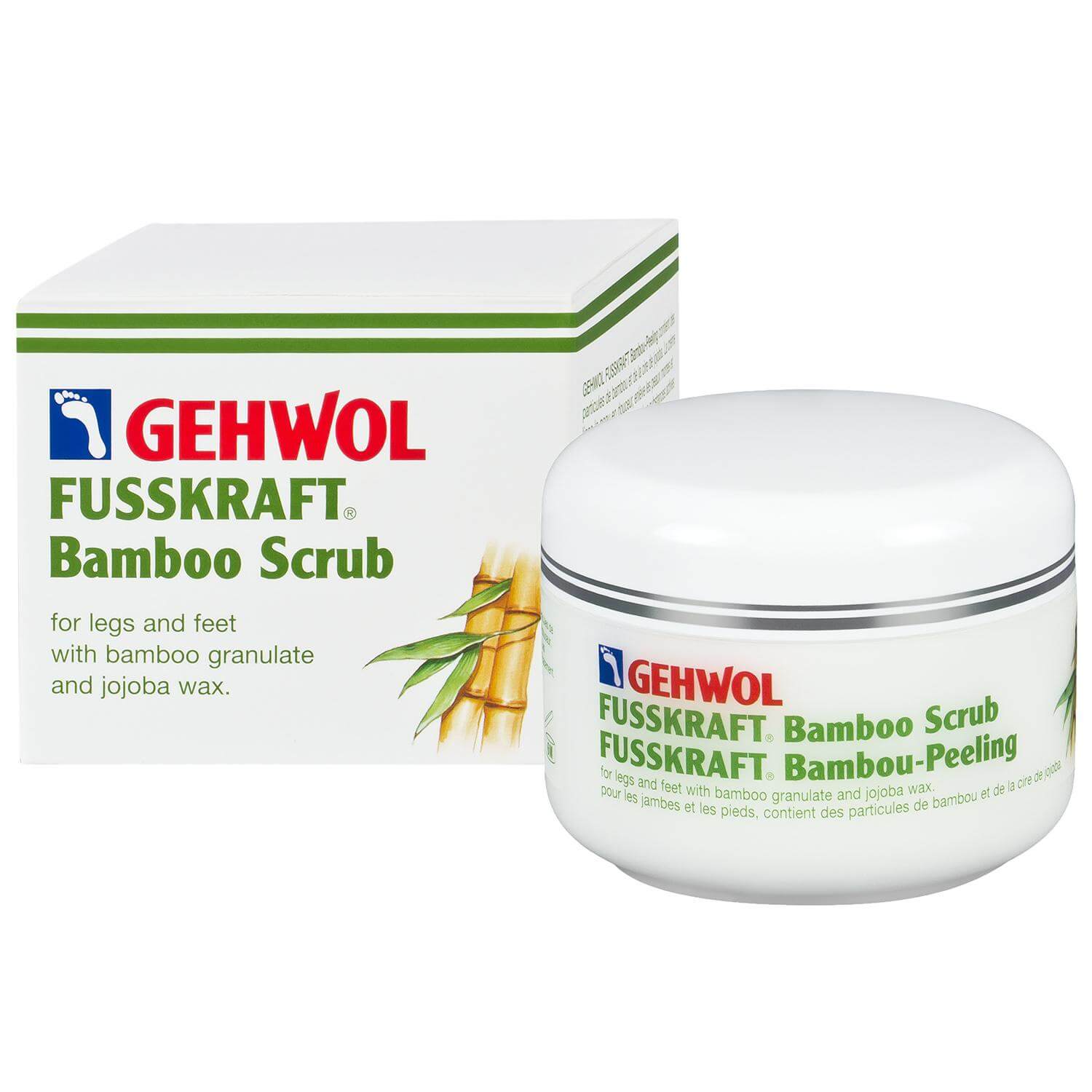 Gehwol Soft Feet Peeling Scrub Μπαμπού και Τζότζομπα για Περιποιημένα Πόδια και Πέλματα – 500ml