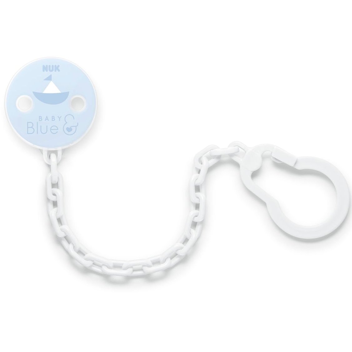 NUK Baby Rose & Blue Αλυσίδα Πιπίλας Για Το Ασφαλές Κρέμασμα Της Πιπίλας – Μπλε 2