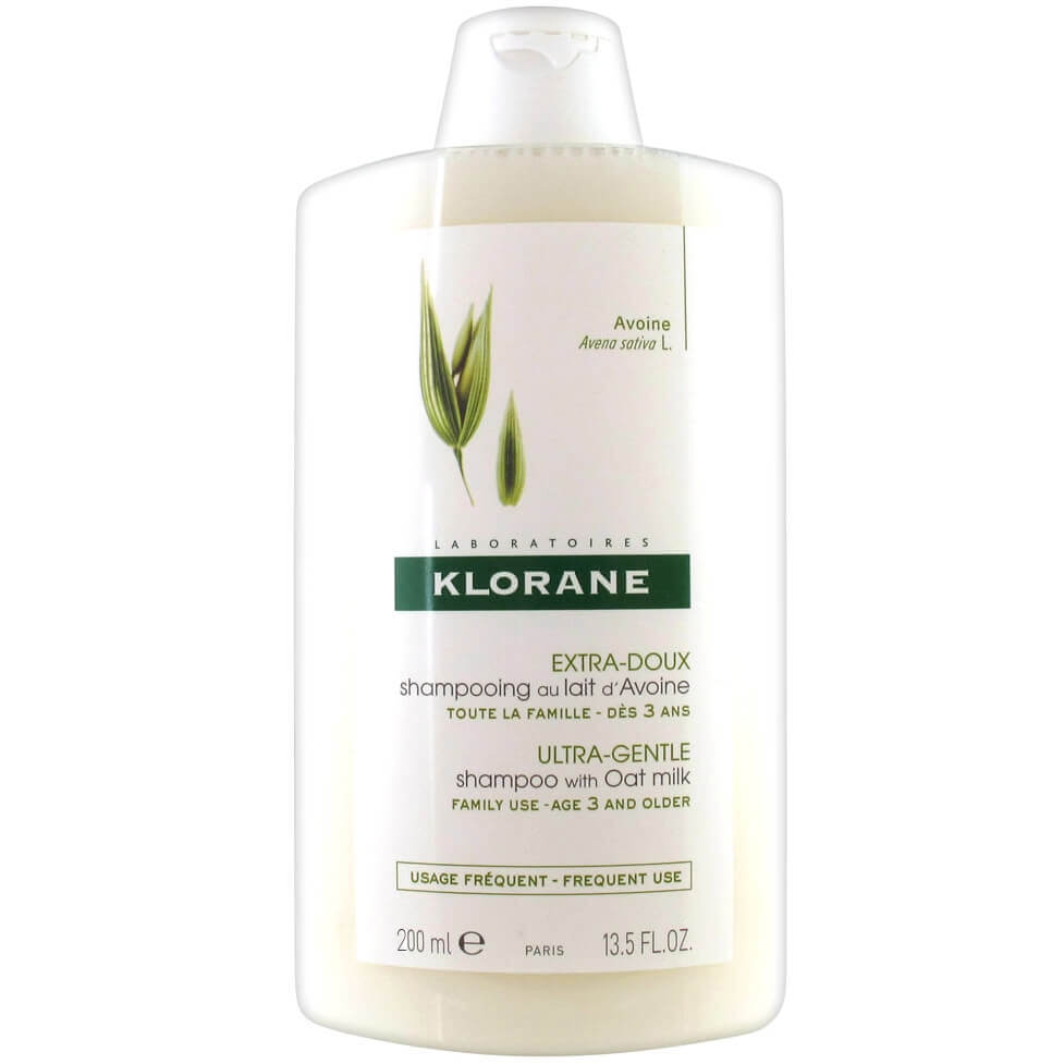 Klorane Extra-Doux Shampooing au Lait dAvoine Σαμπουάν με Βρώμη για Έξτρα Απαλότητα & Προστασία – 200ml
