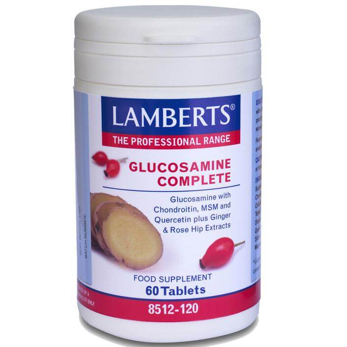 Lamberts Glucosamine Complete Συμπλήρωμα Διατροφής με Δραστικά Συστατικά για την Φροντίδα των Αρθρώσεων – 60 tabs