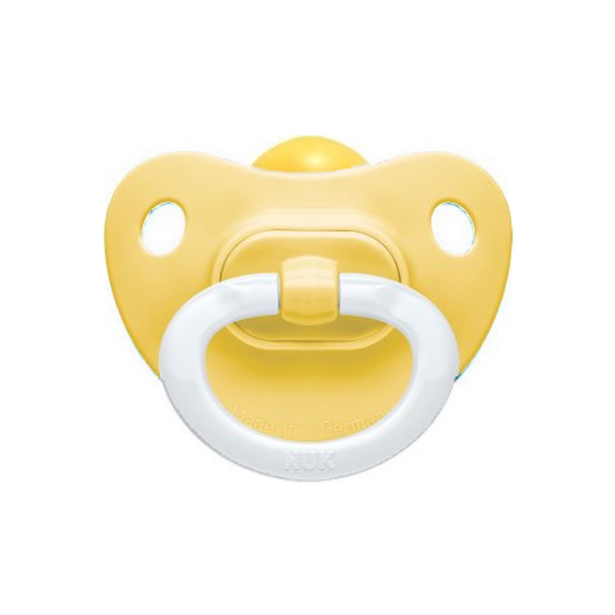 Nuk Classic Soft Πιπίλα Καουτσούκ 1 Τεμάχιο – 18-36 Μηνών Κίτρινη