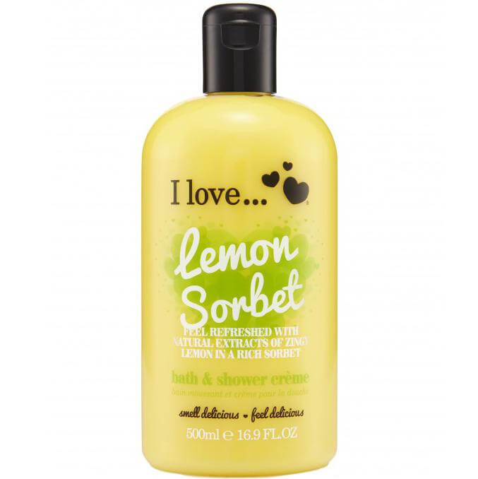 I love… Bath & Shower Creme Ενυδατικό Αφρόλουτρο 500ml – Lemon Sorbet