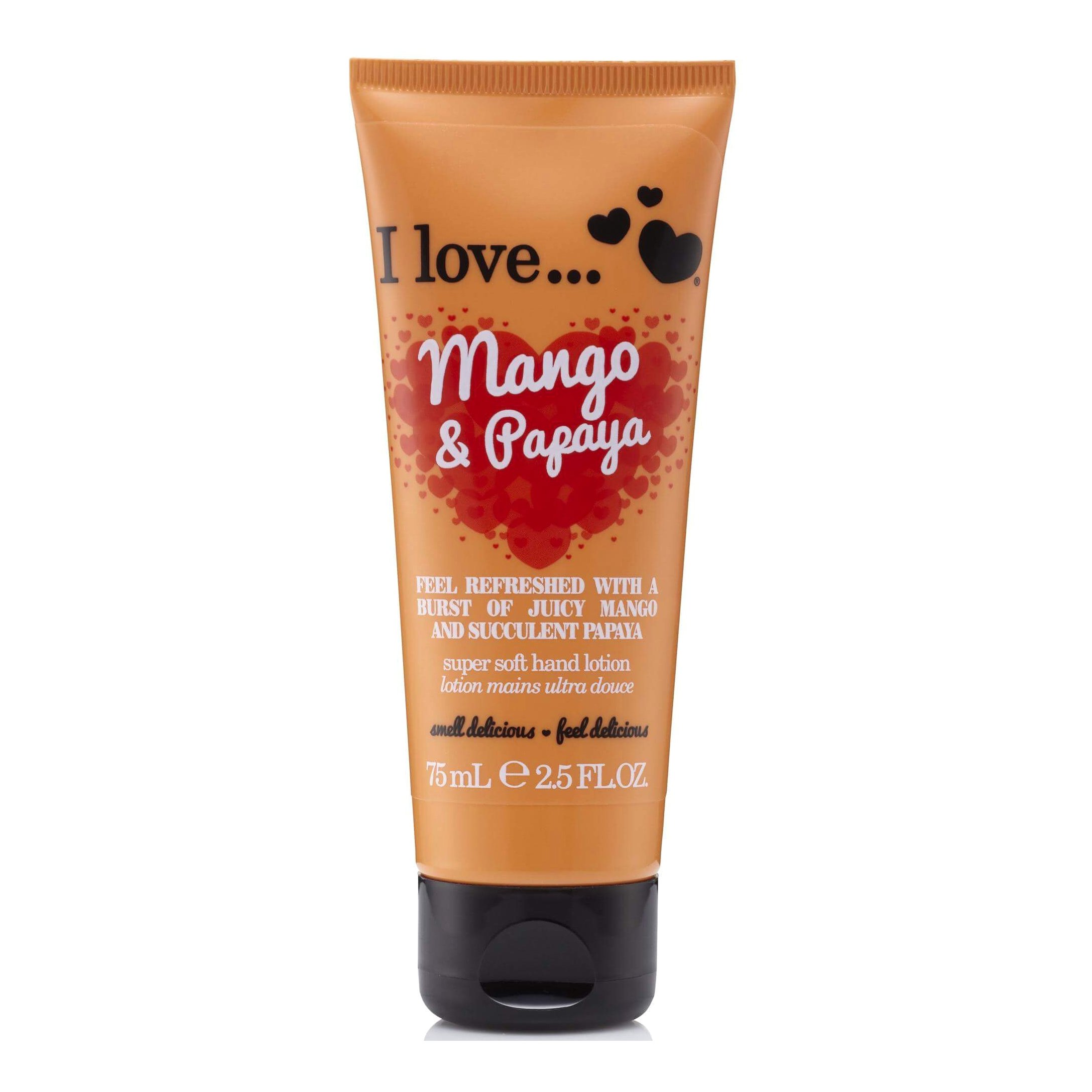 I love… Super Soft Hand Lotion Ενυδατική Κρέμα Χεριών 75ml – Mango & Papaya
