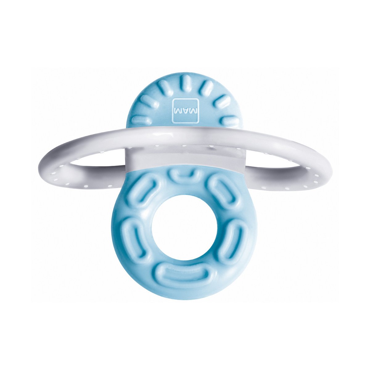 Mam Bite & Relax Κωδ 556 Mini Πολυκρίκος Οδοντοφυΐας Ιδανικός για τα Μπροστινά Δοντάκια, Στάδιο 1, από 2+ Μηνών 1 Τεμάχιο – γαλάζιο