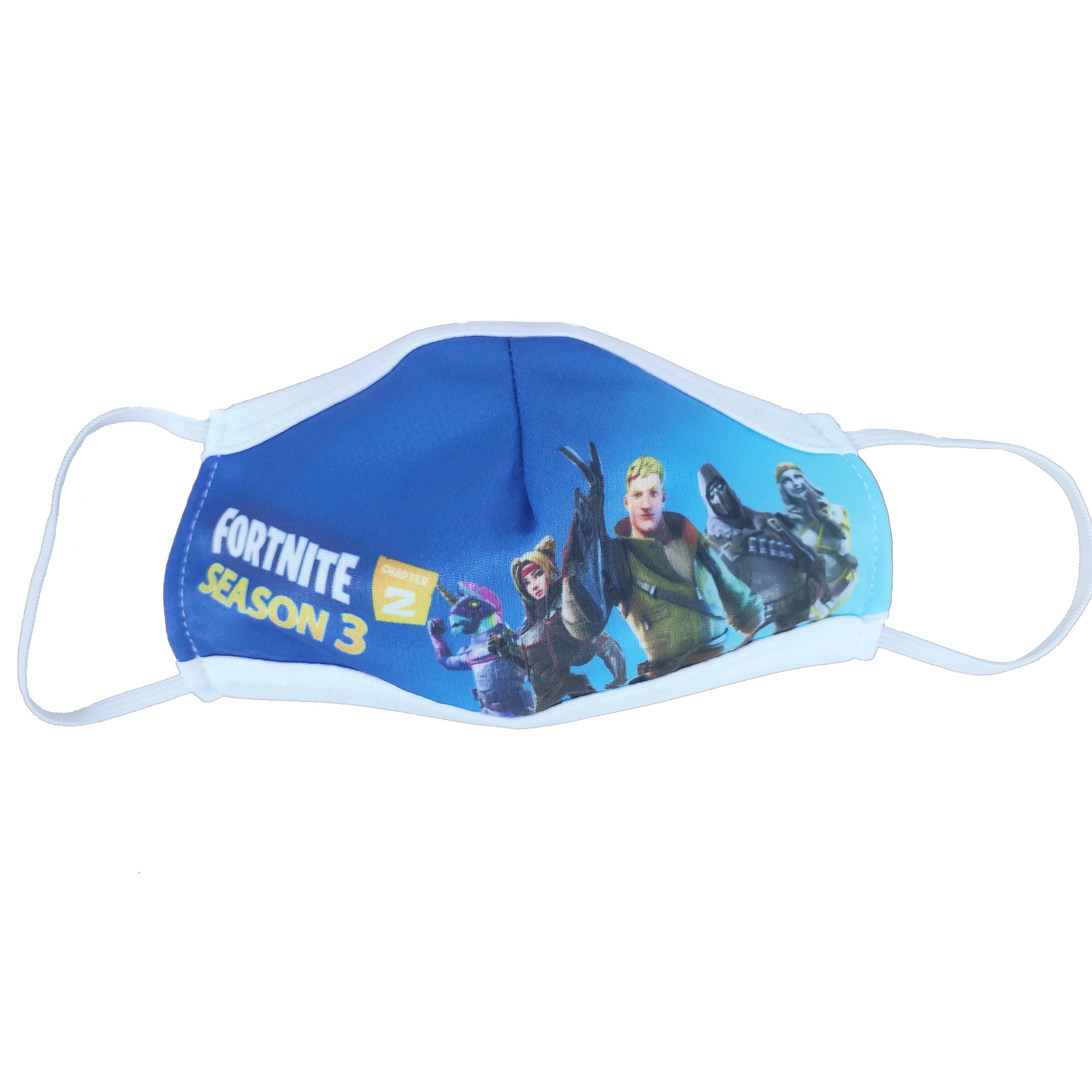 Bulk Multi Purpose Fabric Protective Mask for Children Υφασμάτινη Μάσκα Προστασίας Πολλαπλών Χρήσεων για Παιδιά σε Διάφορα Σχέδια & Χρώματα 1 Τεμάχιο - Fortnite 193