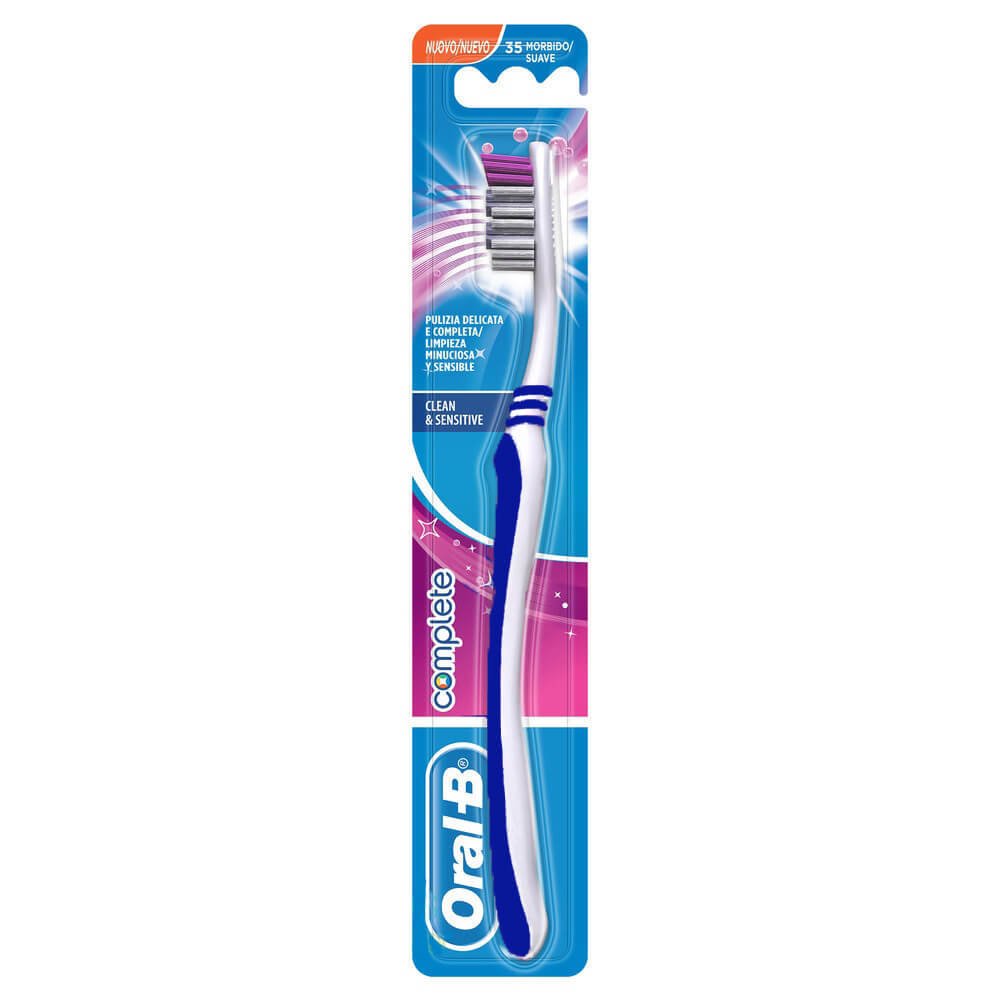 Oral-B Complete Sensitive & Clean 35 Οδοντόβουρτσα Μαλακή 1τμχ – μπλέ
