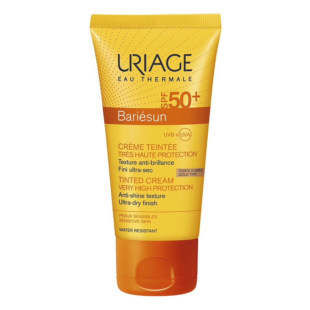 Uriage Bariesun Spf50+ Tinted Cream Very High Protection Αντηλιακή Προσώπου Πολύ Υψηλής Προστασίας με Χρώμα & Ματ Τελείωμα 50ml – Doree
