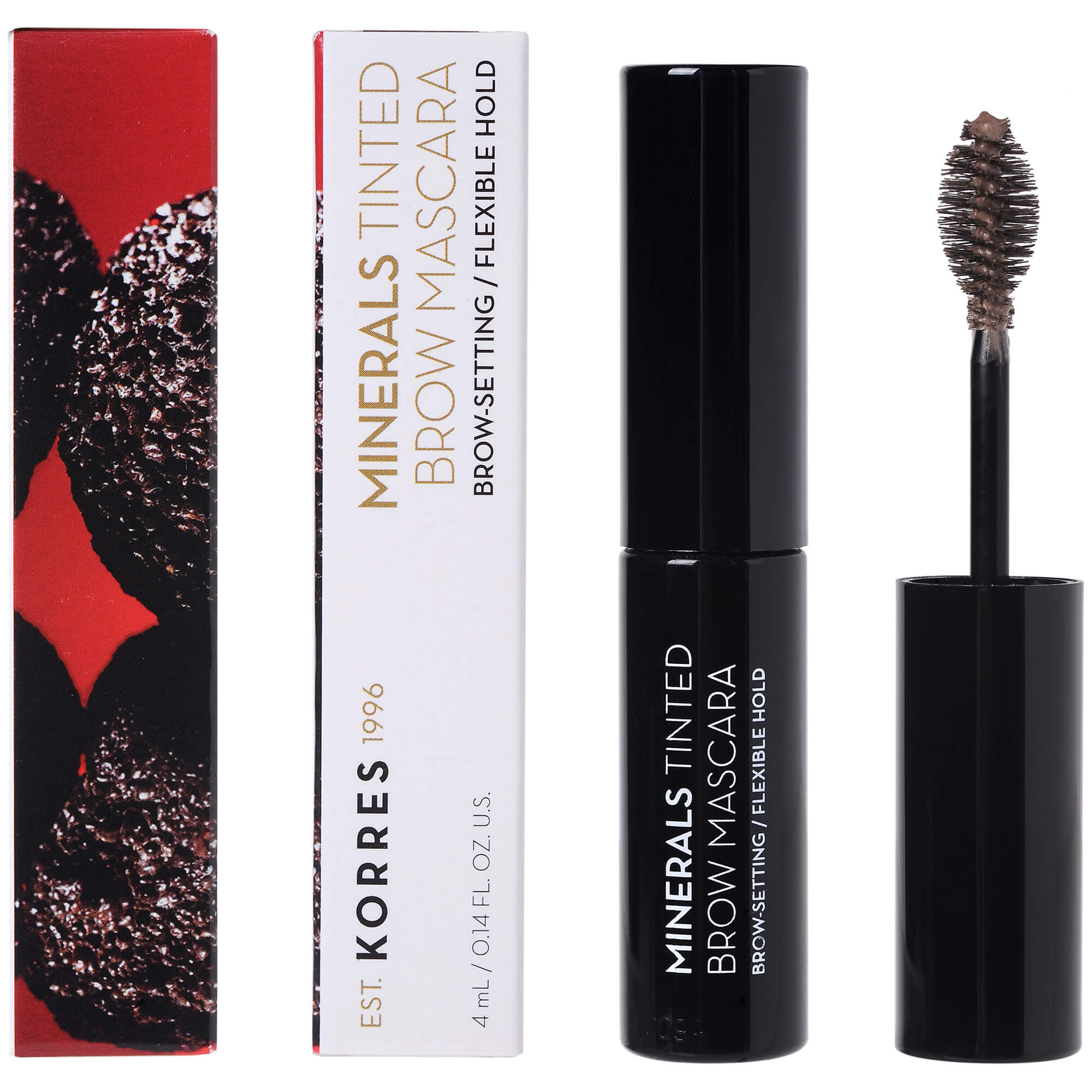 Korres Minerals Tinted EyeBrow Mascara Μάσκαρα Φρυδιών που Διαμορφώνει, Χρωματίζει & Σταθεροποιεί τα Φρύδια 4ml – 03 Light Shade