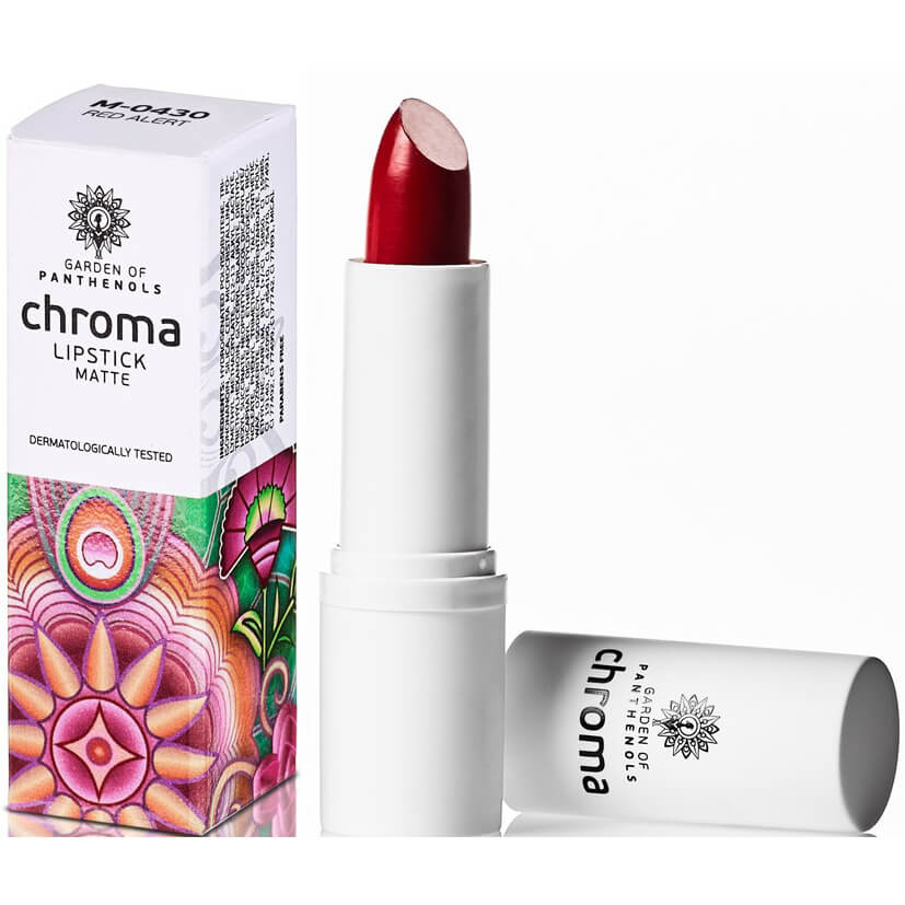 Garden of Panthenols Chroma Lipstick Matte 4gr – M-0430 Red Alert