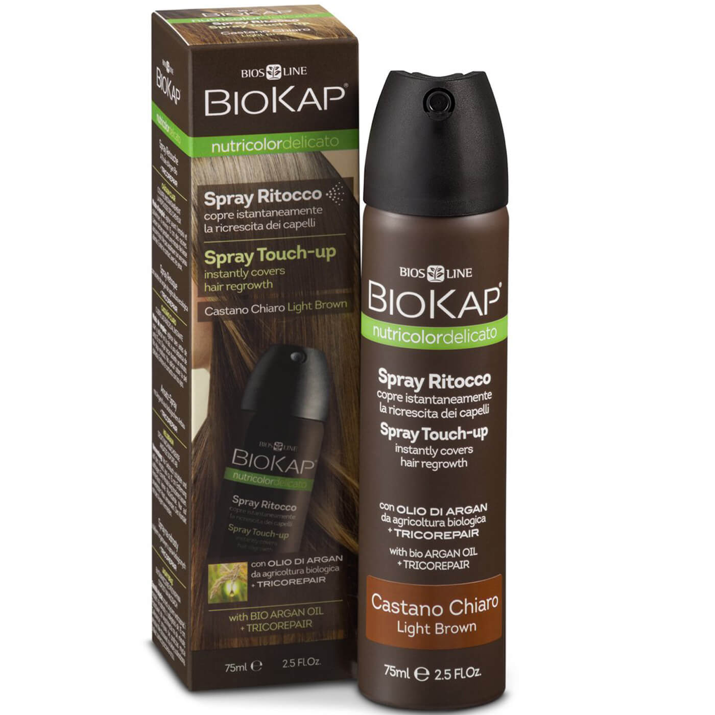 Biokap Nutricolor Delicato Spray Touch-Up Εκνέφωμα για την Κάλυψη της Ρίζας 75ml – Light Blond