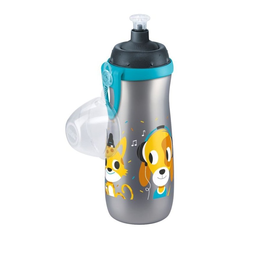 Nuk Sports Cup Παγουράκι Πολυπροπυλενίου BPA Free 450ml – γκρι