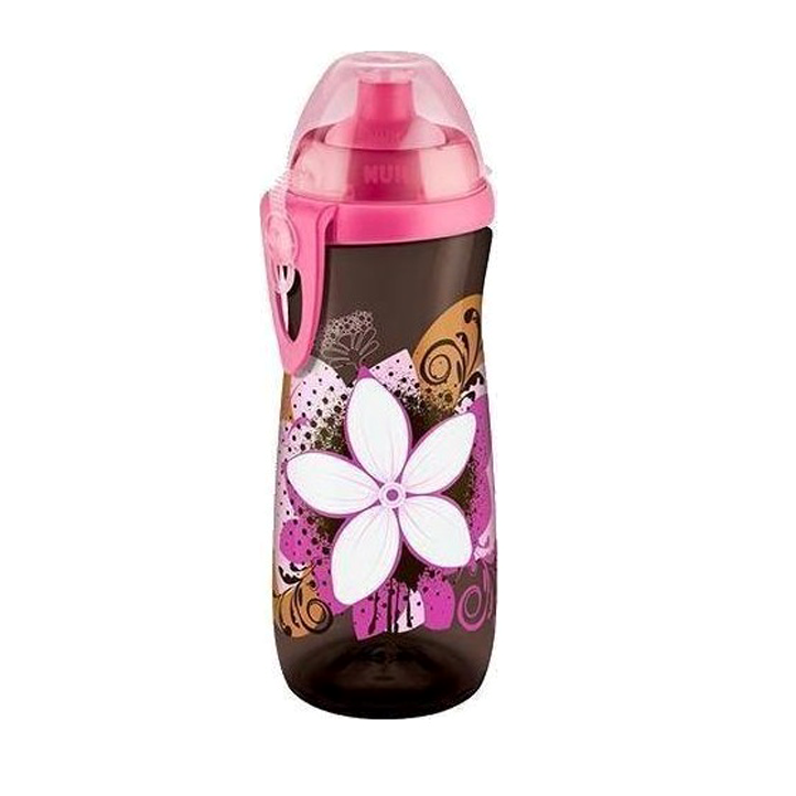 Nuk Sports Cup Παγουράκι Πολυπροπυλενίου BPA Free 450ml – ροζ