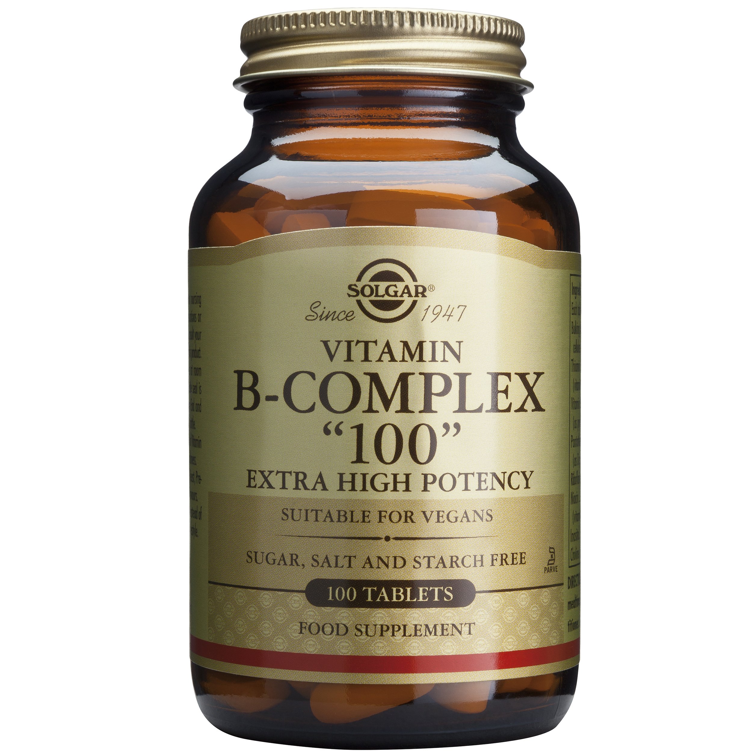 Solgar Formula B- Complex 100mg veg.caps – 100 veg. caps