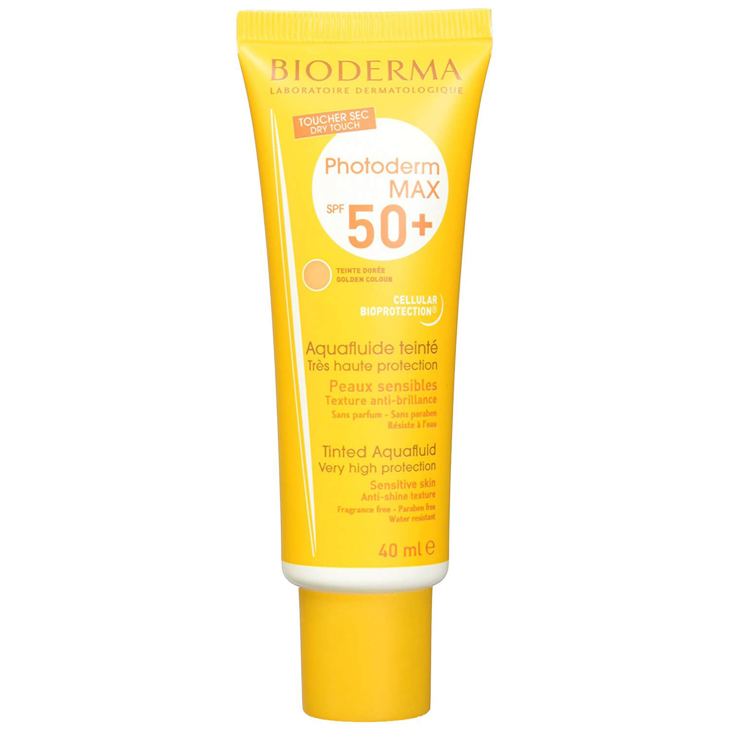 Bioderma Photoderm MAX Aquafluide Tinted Spf50+ Πολύ Υψηλή Αντηλιακή Προστασία για Ευαίσθητες Επιδερμίδες, με Χρώμα 40ml – DORE