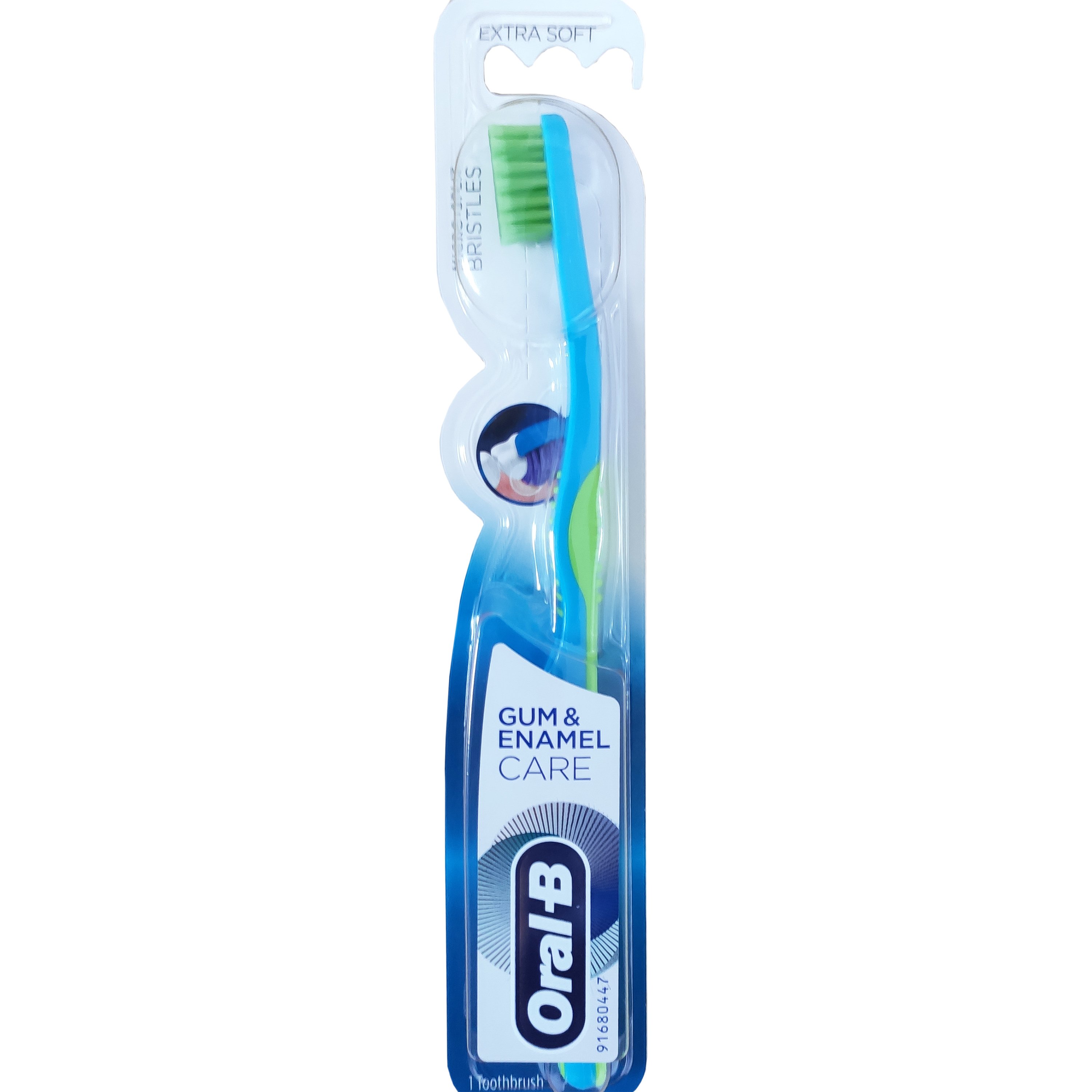 Oral-B Gum & Enamel Care Πολύ Μαλακή Χειροκίνητη Οδοντόβουρτσα 1Τεμάχιο – γαλάζιο-πράσινο