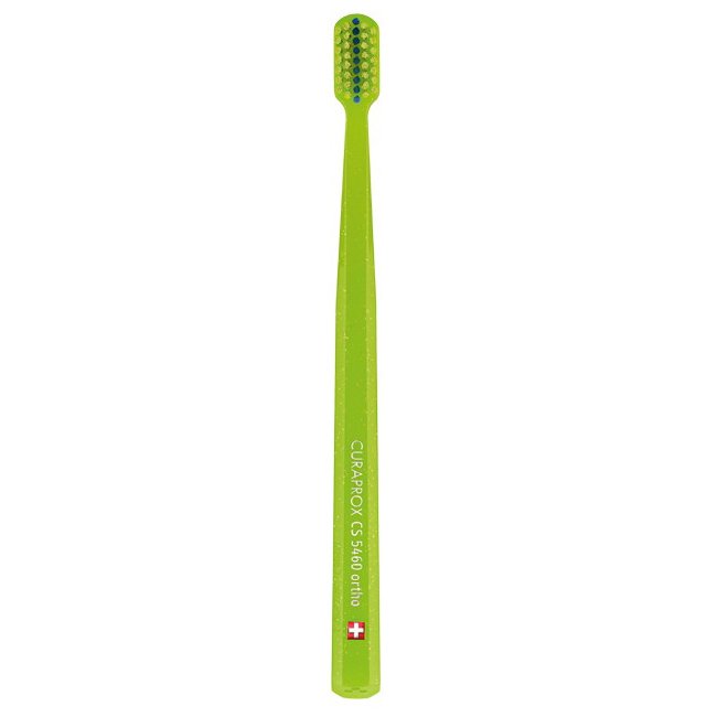 Curaprox CS 5460 Ortho Ultra Soft Ορθοδοντική Οδοντόβουρτσα 1 Τεμάχιο – Πράσινο / Κίτρινο