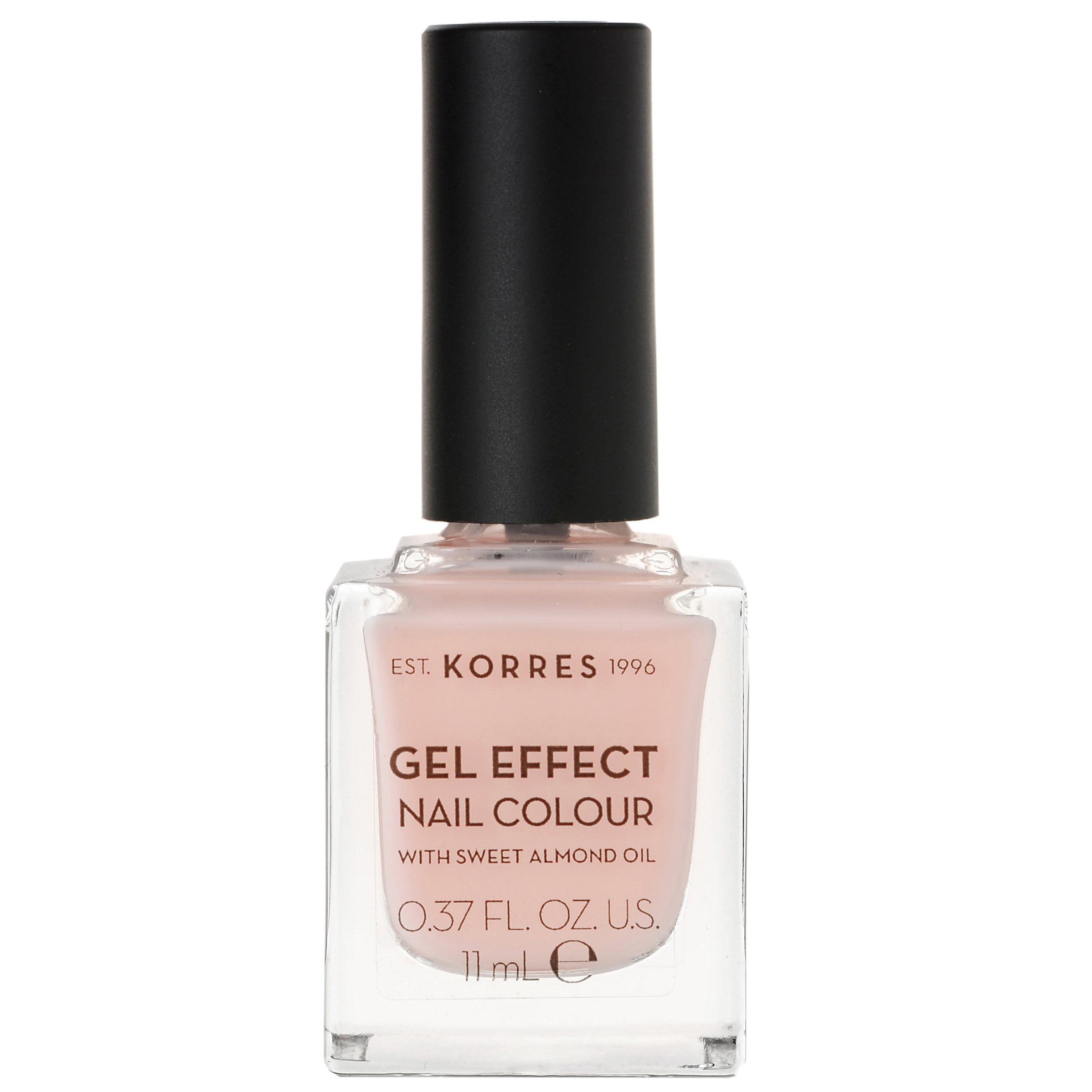 Korres Gel Effect Nail Colour Βερνίκι Νυχιών Απόλυτης Λάμψης & Διάρκειας, με Αμυγδαλέλαιο 11ml – Peony Pink 04