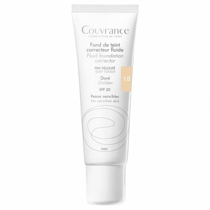 Avene Couvrance Fond te Teint Correcteur Fluide Spf 20 Υγρό Διορθωτικό Make-up 30ml – Porcelaine (1.0)