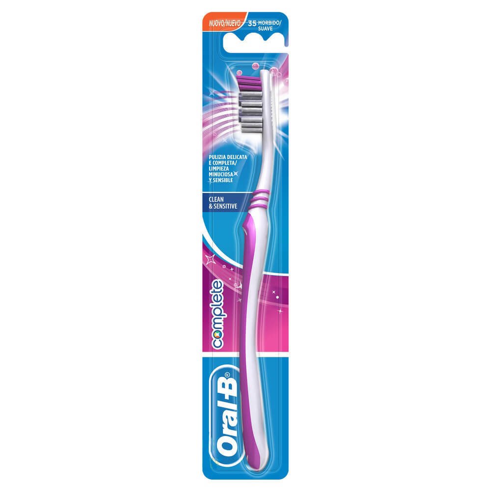 Oral-B Complete Sensitive & Clean 35 Οδοντόβουρτσα Μαλακή 1τμχ – ροζ