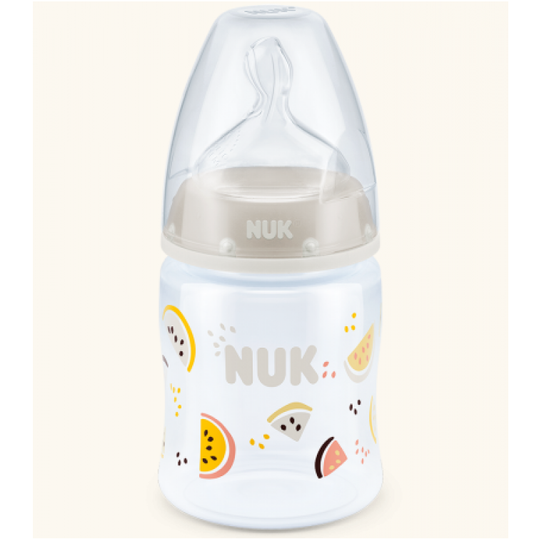 Nuk First Choice Plus Μπιμπερό Πολυπροπυλενίου (PP) Θηλή Σιλικόνης 150ml – άσπρο