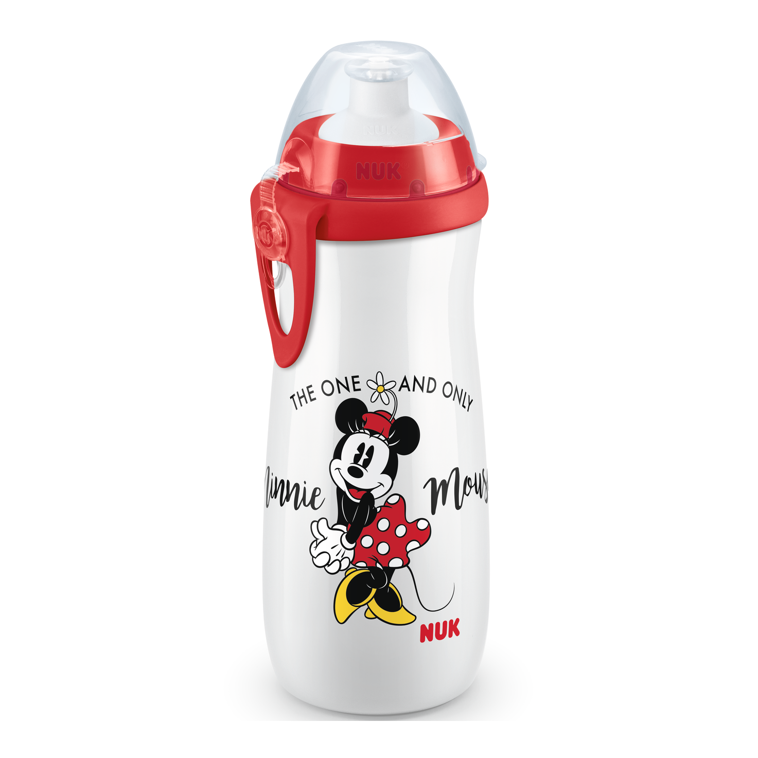Nuk Sports Cup Mickey Παγουράκι Πολυπροπυλενίου BPA Free 450ml – κόκκινο