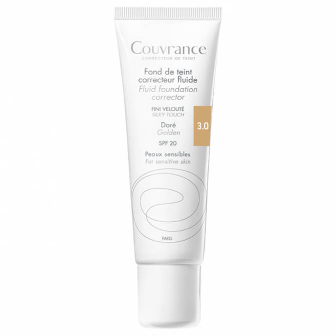 Avene Couvrance Fond te Teint Correcteur Fluide Spf 20 Υγρό Διορθωτικό Make-up 30ml – Sable (3.0)