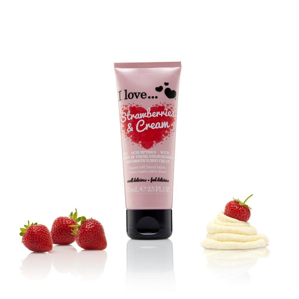 I love… Super Soft Hand Lotion Ενυδατική Κρέμα Χεριών 75ml – Strawberries & Cream