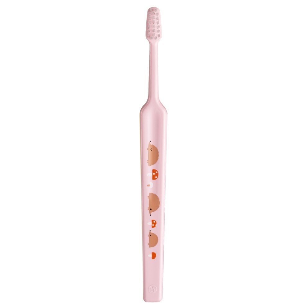 TePe Mini Extra Soft Παιδική Οδοντόβουρτσα για τα Πρώτα Δοντάκια από 0 Έως 3 Ετών 1 Τεμάχιο – Ροζ