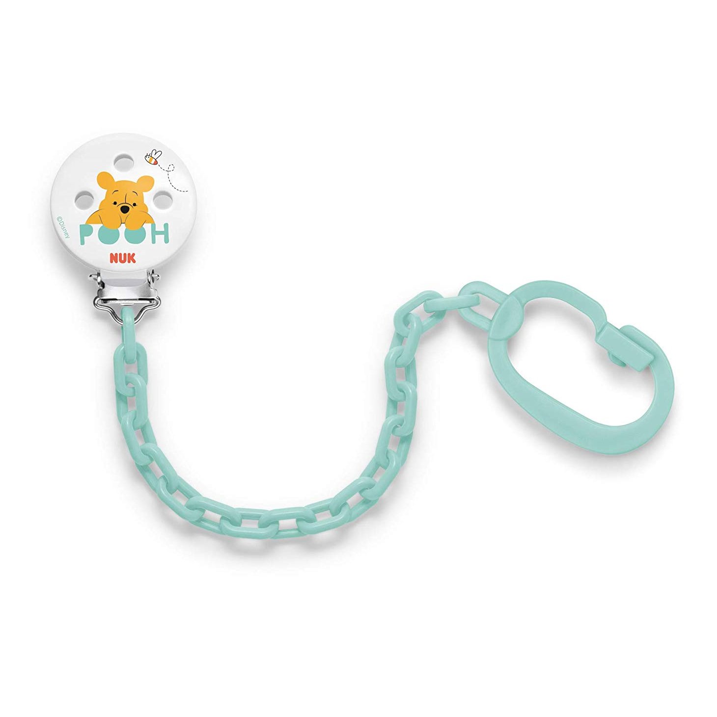 Nuk Disney Winnie the Pooh Αλυσίδα Πιπίλας 1 Τεμάχιο – γαλάζιο