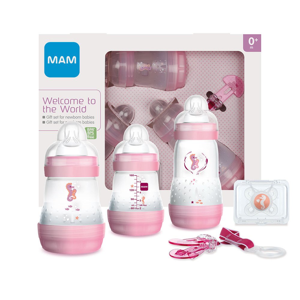 Mam Welcome to the World Σετ Δώρου 5 Τεμαχίων για Νεογέννητα Κωδ 660 από 0+ Μηνών – ροζ