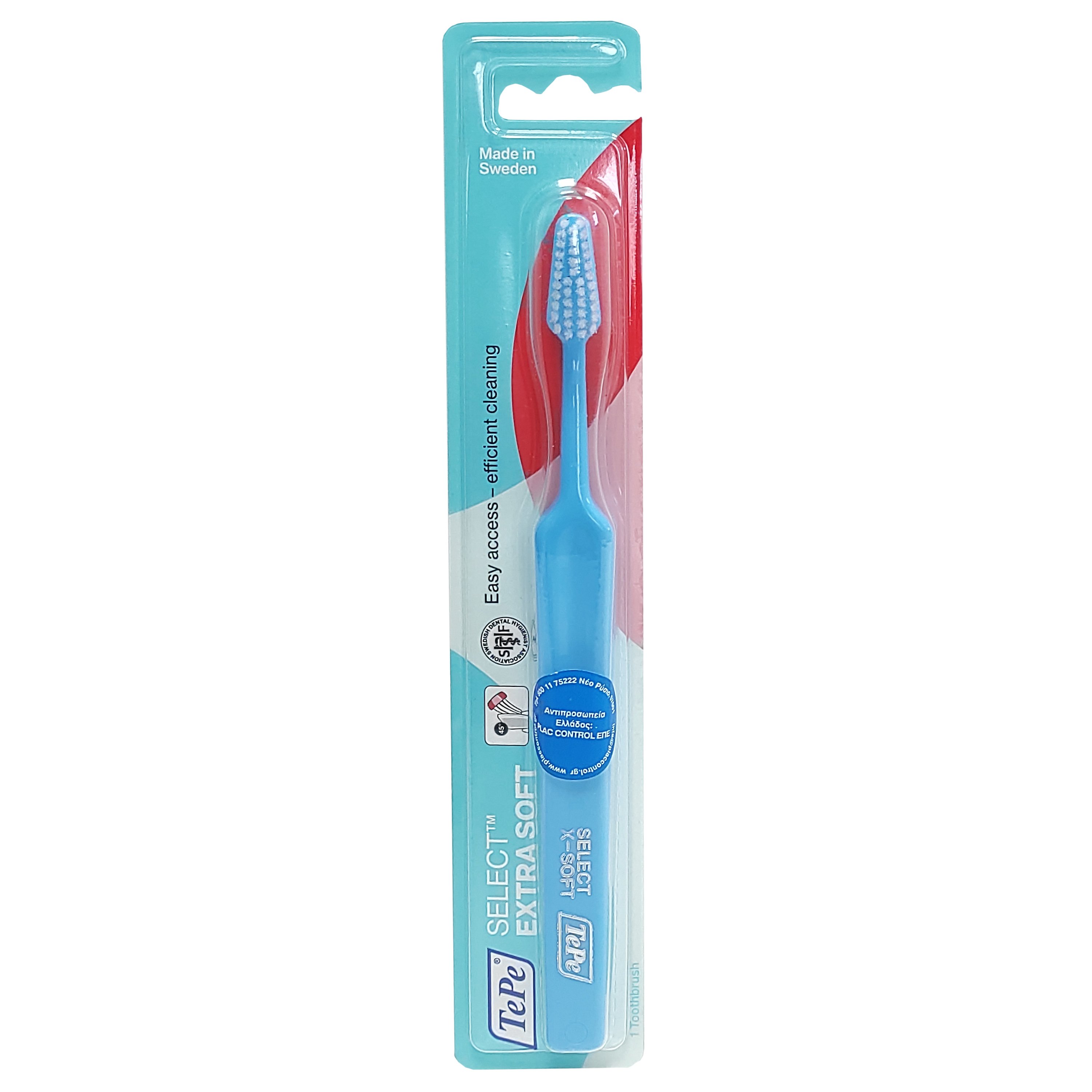 Tepe Select Extra Soft Οδοντόβουρτσα Πολύ Μαλακή για Αποτελεσματικό Καθαρισμό & Προστασία των Ούλων 1 Τεμάχιο – γαλάζιο