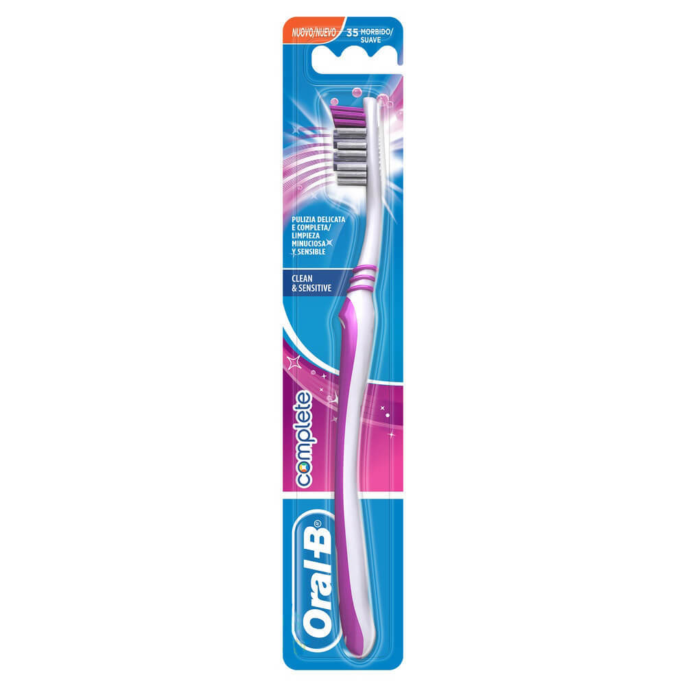 Oral-B Complete Sensitive & Clean 35 Οδοντόβουρτσα Μαλακή 1τμχ – ροζ