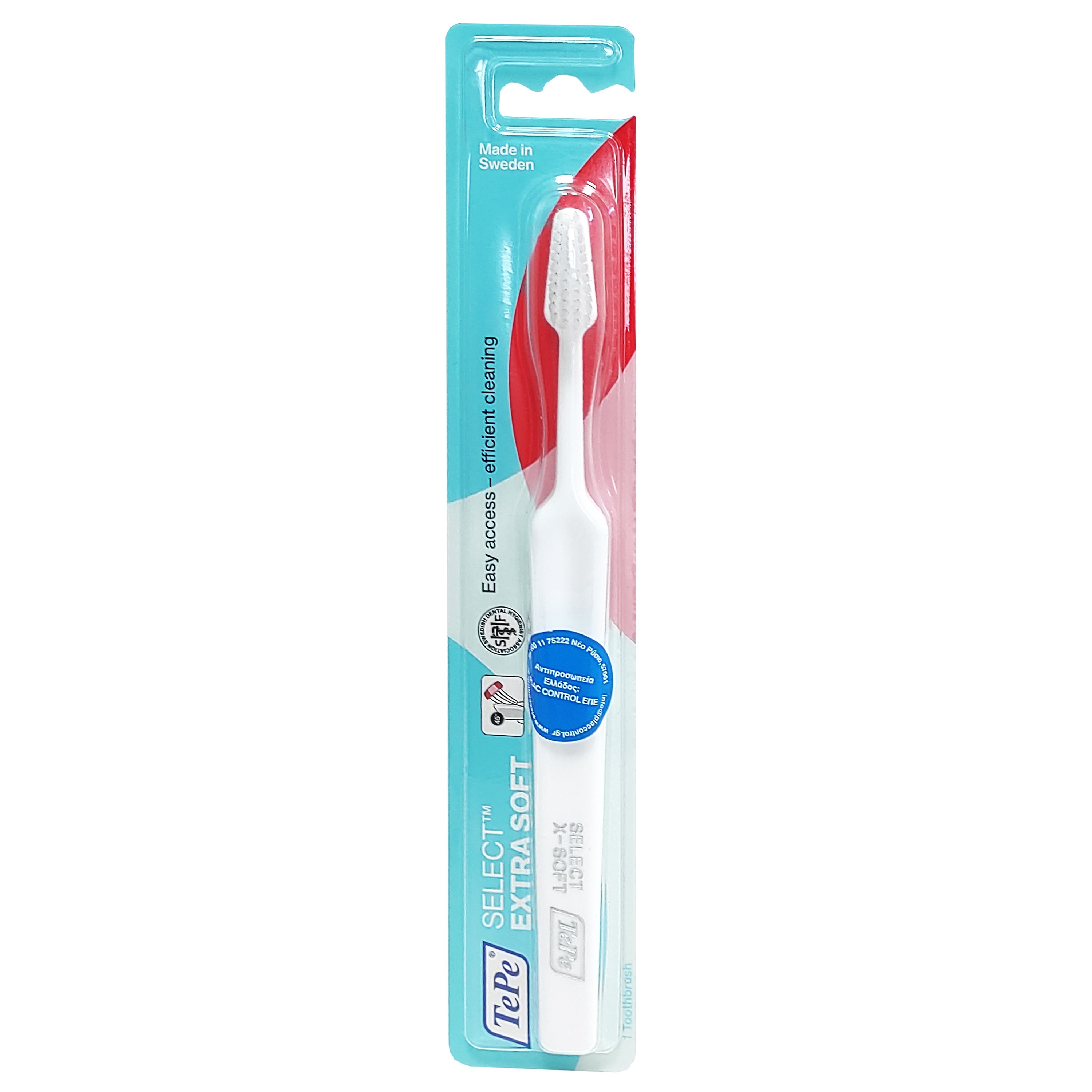 Tepe Select Extra Soft Οδοντόβουρτσα Πολύ Μαλακή για Αποτελεσματικό Καθαρισμό & Προστασία των Ούλων 1 Τεμάχιο – άσπρο