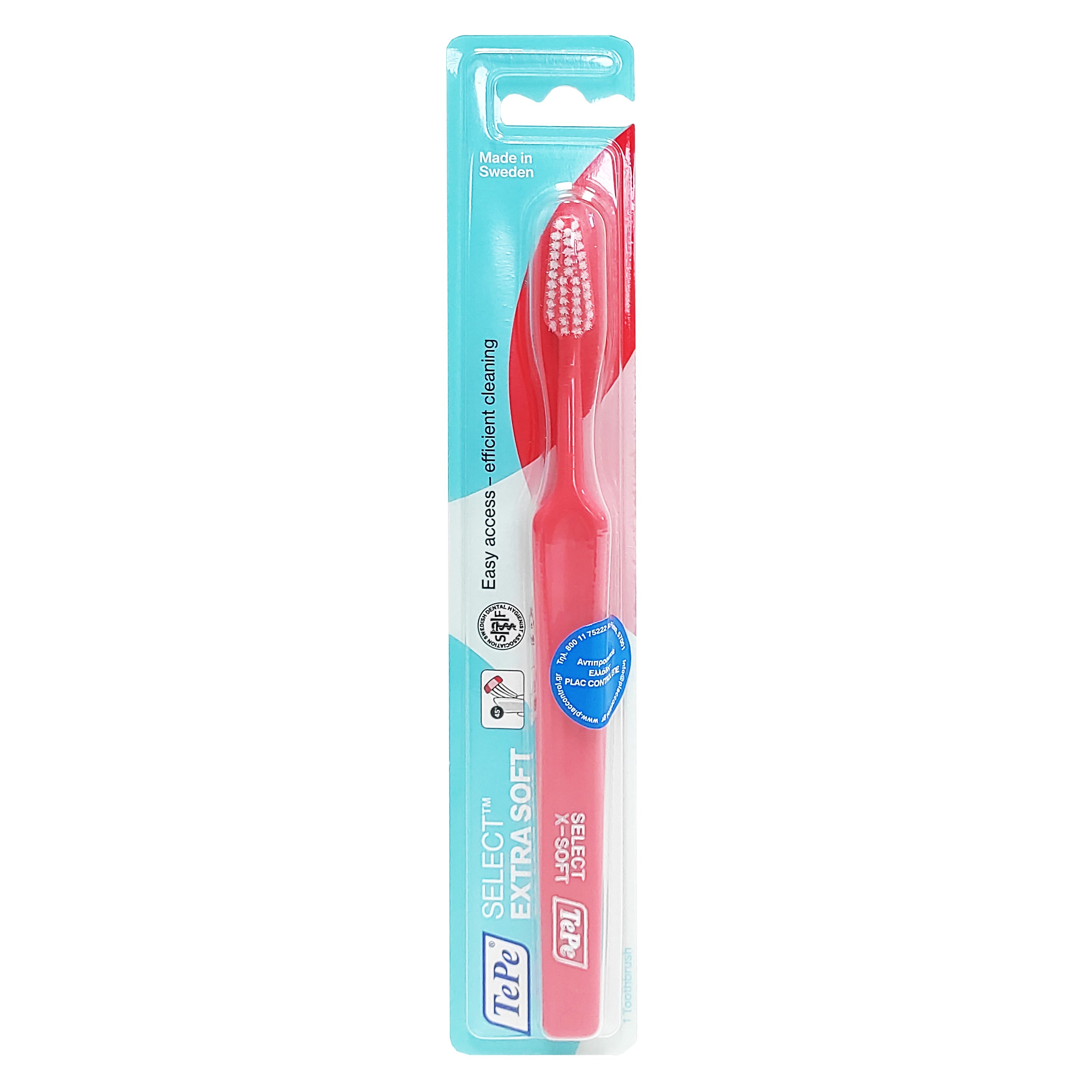 Tepe Select Extra Soft Οδοντόβουρτσα Πολύ Μαλακή για Αποτελεσματικό Καθαρισμό & Προστασία των Ούλων 1 Τεμάχιο – κόκκινο