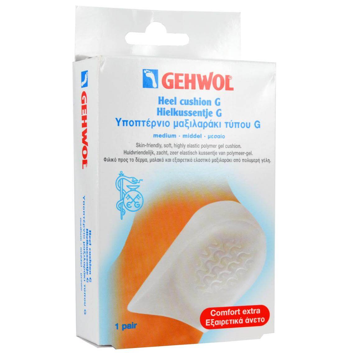 Gehwol Heel Cushion G Υποπτέρνιο Μαξιλαράκι Τύπου G, 2 τεμάχια – μεσαίο (M)