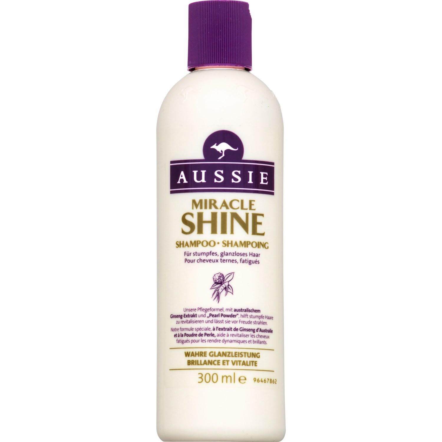 Aussie Miracle Shine Shampoo Σαμπουάν για Θαμπά & Ξηρά Μαλλιά 300 ml
