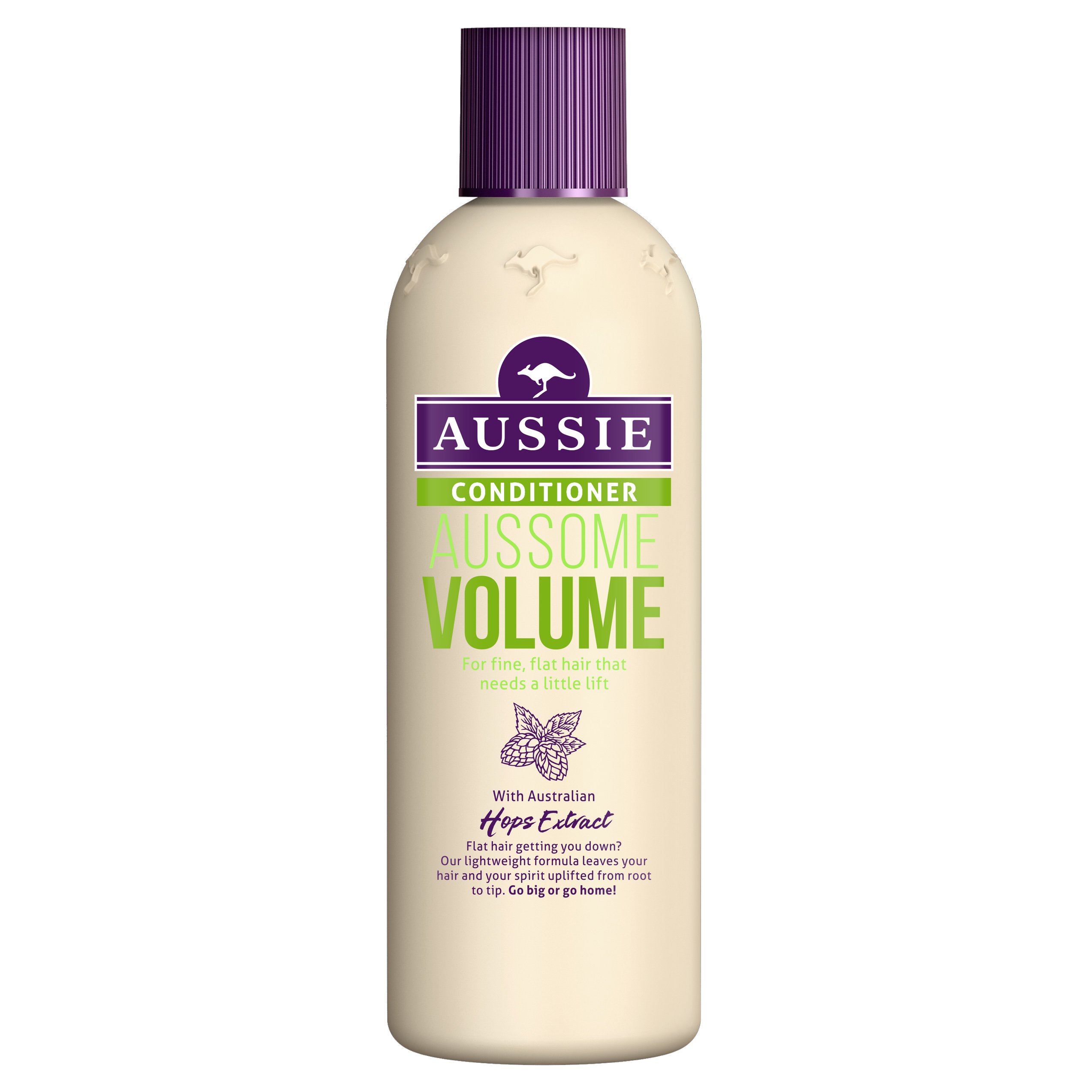 Aussie Aussome Volume Conditioner Κρέμα Μαλλιών για Πλούσιο Όγκο Εμπλουτισμένο με Αυστραλιανό Λυκίσκο 250ml