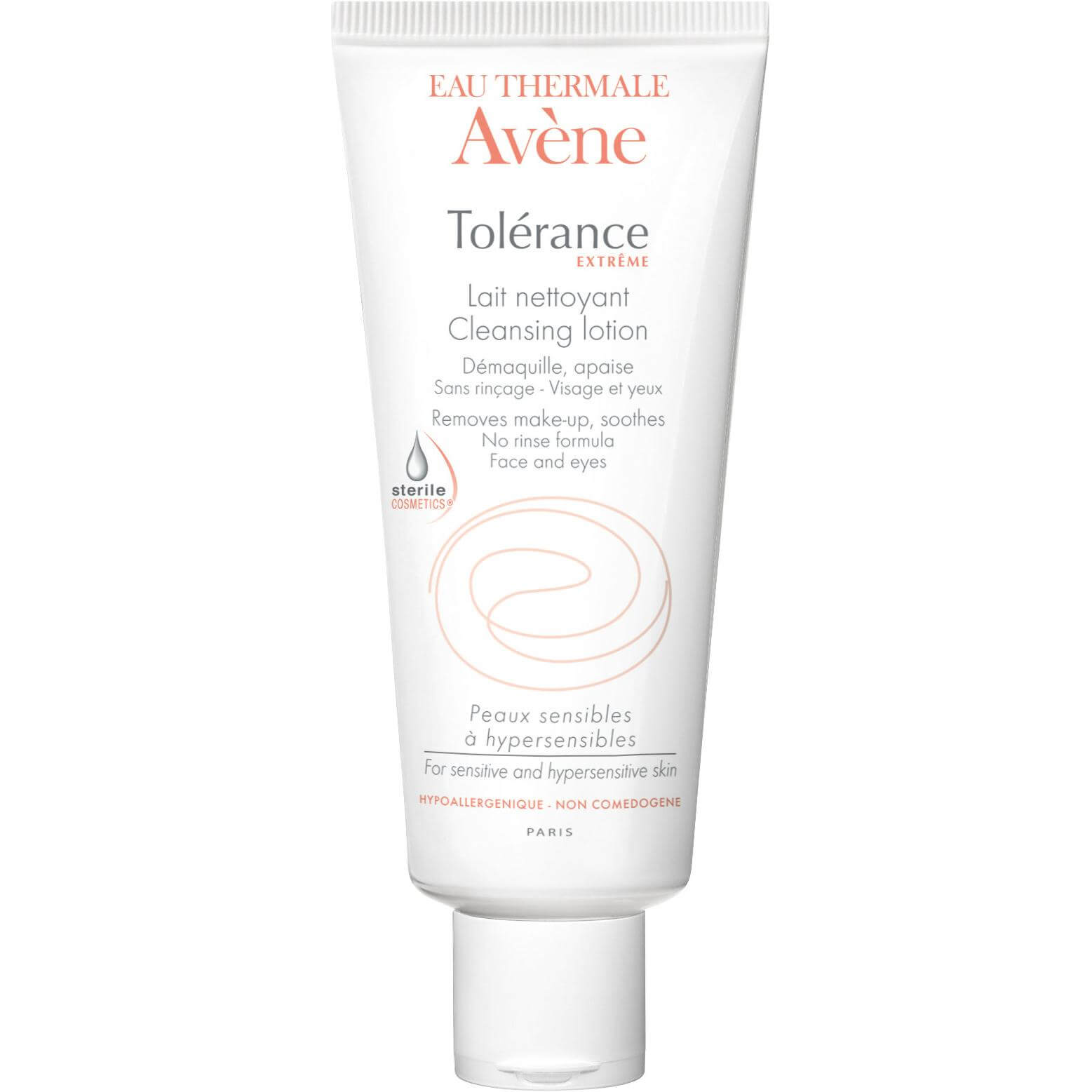 Avene Tolerance Extreme Lait Γαλάκτωμα Καθαρισμού Χωρίς Ξέπλυμα για Πρόσωπο, Μάτια & Χείλη 200ml