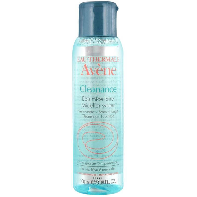 Avene Cleanance Eau Micellar Water για τον Καθαρισμό Προσώπου & Ματιών Χωρίς Ξέπλυμα Travel Size 100ml
