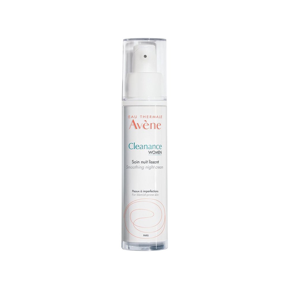 Avene Cleanance Women Smoothing Night Cream Φροντίδα Νύχτας που Καταπολεμά Σημάδια και Ατέλειες της Γυναικείας Επιδερμίδας 30ml