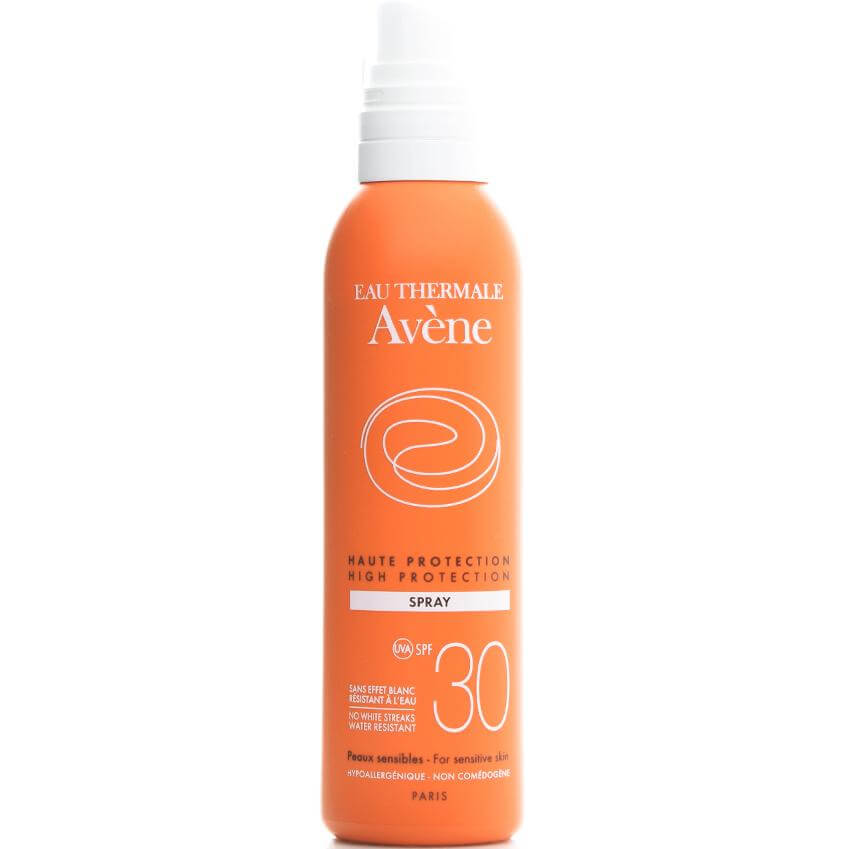 Avene High Protection Spray Spf30 Υψηλή Αντηλιακή Προστασία του Ευαίσθητου Δέρματος Πρόσωπου Σώματος 200ml