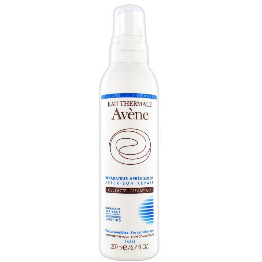 Avene Reparateur Gel Lacte Apres Soleil Επανορθωτικό Καταπραϋντικό Ενυδατικό Κρεμώδες Gel για Μετά τον Ήλιο 200ml