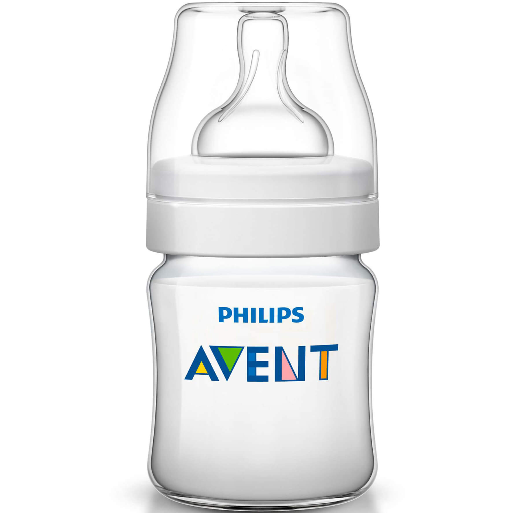 Avent Classic+ Πλαστικό Μπιμπερό 0m+ Μηνών με Πιπίλα Σιλικόνης 125ml Χωρίς BPA SCF560/17