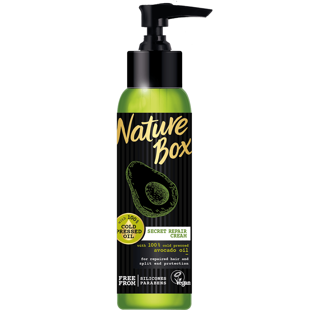 Nature Box Repair Cream Avocado Κρέμα Περιποίησης Μαλλιών για Επανόρθωση με Έλαιο Avocado 150 ml