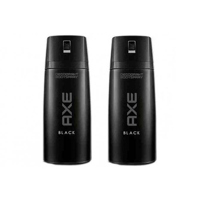Axe Αποσμητικό Spray Black 2 x 150ml Πακέτο 1+1