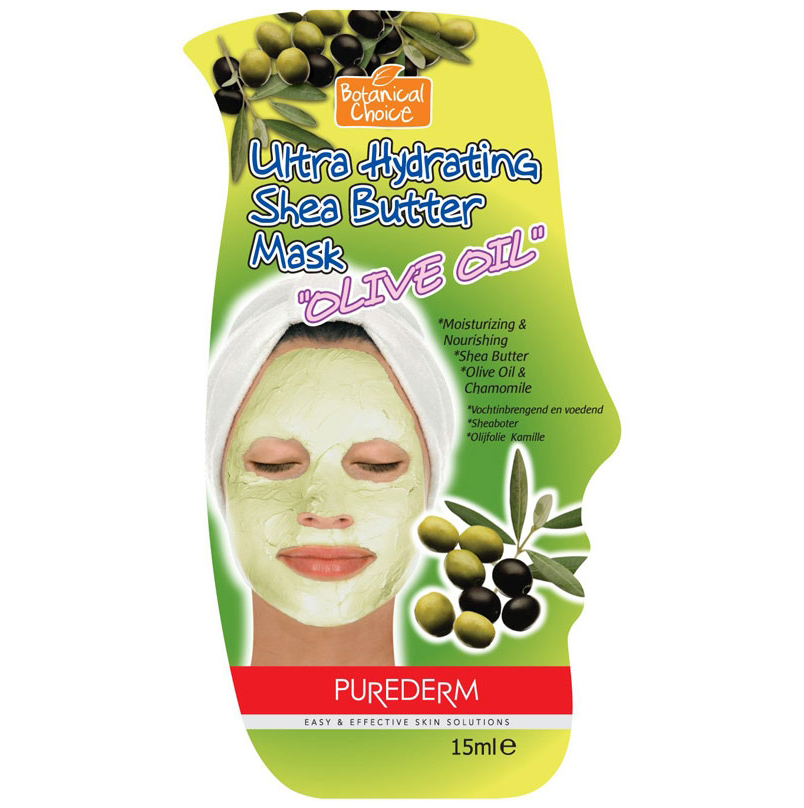 Purederm Ultra Hydrating Shea Butter Mask Olive Oil Άμεση Ενυδάτωση 15g